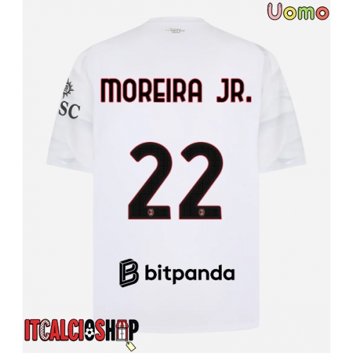AC Milan Diego Moreira #22 Seconda Maglia 2026-27 Manica Corta